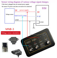 MNB-3รถยนต์ยานพาหนะกำเนิดสัญญาณโวลต์มิเตอร์รถ ECU ทดสอบเซ็นเซอร์อัตโนมัติออกซิเจนน้ำมันความดันสัญญาณจำลองเครื่องมือซ่อมแซม