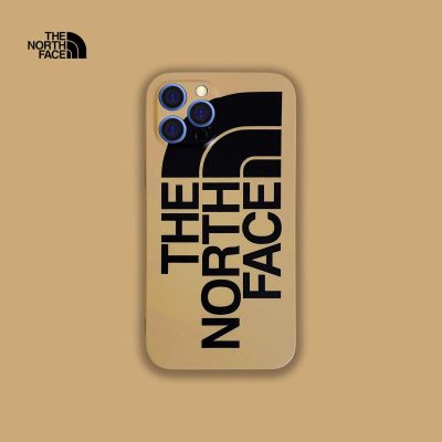 เคสโทรศัพท์ iphone ของ บริษัท Tide brand original North Face label iPhone11 mobile phone case Apple 12promax soft case XR men and women 7P/8P/XS