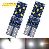 【CW】2 PCS Car Signal Light T10 W5W 194 LED Bulbs Canbus Error Free 12V/24V 7000K White Interior Reading Wedge Side Door Trunk Lamps