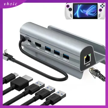 USB Type-C HUB Game Console Base PD Charging for ASUS ROG Ally