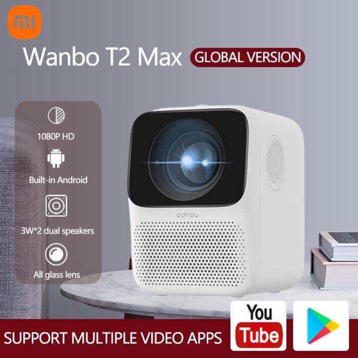 Xiaomi Global Version Wanbo T2 Max LCD Projector 1080P Vertical ...