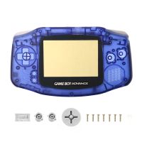 โปร่งใสทั้งชุดกรณีภาพกรอบซ่อมชุดอะไหล่สำหรับNintendo GameBoy Advance GBA