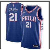 high-quality Shot Goods NBA High-Quality Basketball Clothes PHILA 21 EMBIID