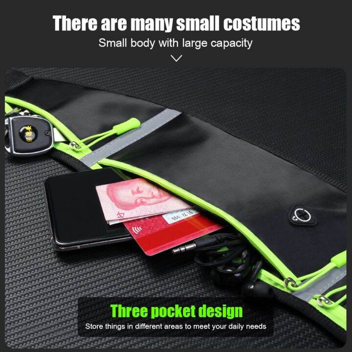 running-bag-waist-bag-sport-phone-bag-men-women-waterproof-gym-fitness-bag-cycling-phone-case-running-belt-bag-zipper-fanny-pack-running-belt