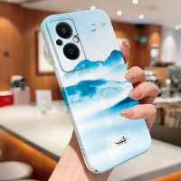 สำหรับ OPPO A96 5G All-Inclusive กรณีโทรศัพท์ฟิล์ม Little Boat Design เปลือกแข็งเคสป้องกันทนแรงกระแทกกล้องคลุมทั้งหมด