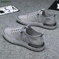 COD DSFGREYTRUYTU 2022 New Style Mens Shoes Spring Breathable Sneakers Pedal Lazy Canvas Old Beijing Cloth Men