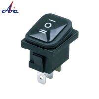 3 Way Position 3Pins IP65 ON-OFF-ON 6A/125V 10A/250VAC KCD2-6103-3 Rocker Switch Black Plastic Rocker Boat Switch