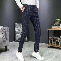 CODddngkw3 ã€ READY STOCKã€‘Seluar Kasual Belia Trend Fesyen Slim-Fit Lelaki S Kaki Seluar Kecil Kotak-kotak Seluar kotak-kotak/x 【READY STOCK】Youth Casual Pants Fashion Trend Slim-Fit Men S Feet Small Trousers Plaid Seluar kotak-kotak