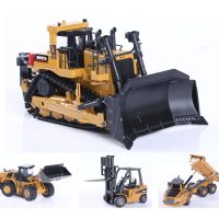 HUINA 1:50 Diecast Model Alloy simulation vehicle Car Die-Cast Dump Truck Bulldozer Wheel Loader Excavator kids toy collectables