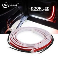 NLpearl ไฟเตือนประตูภายในรถยนต์120ซม.,ไฟเส้น LED ต้อนรับเปิดรถยนต์กันน้ำ12V ไฟล้อมรอบตกแต่งรถยนต์