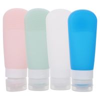 4 PCS Travel Size Outdoor Sub Bottles Home Storage Shampoo Mini Lotion Reusable Creative Liquid Dispensers Plastic Pp