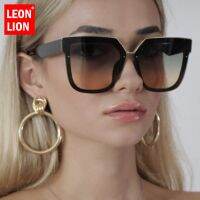 LeonLion 2021 Oversized Sunglasses Women Square Retro Sunglasses Women Brand Glasses For Women Designer Oculos De Sol Feminino