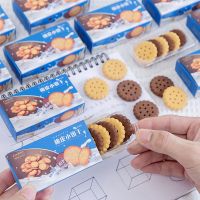 ❏♠ 1 Boxes Lytwtw 39;s Stationery Cute Kawaii Creative Biscuit Eraser Cookie Rubber School Supplies Novelty Lovely Cake Eraser