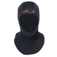 【CW】 2023 Wetsuit Dive Hood Vented Bib 3MM for Men Cap Warm Snorkeling Surfing