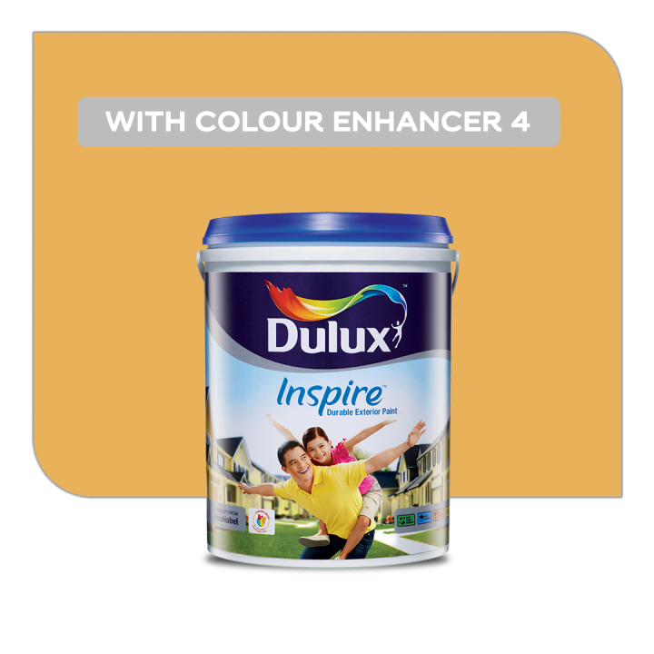Dulux Inspire Durable Exterior Wall Paint (with COLOUR ENHANCER 4