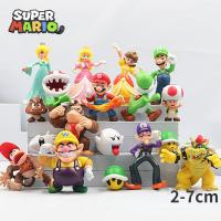 VGFH MALL 18ชิ้น/เซ็ตภาพอนิเมะมาริโอ้ Kong Luigi Wario Yoshi แฟนตุ๊กตาสะสม X-Mas ของขวัญ