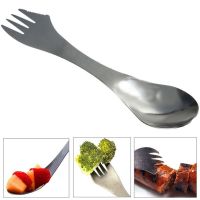 ช้อนส้อม/ช้อน Combo ตั้งแคมป์บนโต๊ะอาหารกลางแจ้ง Spork ปิคนิคมีด