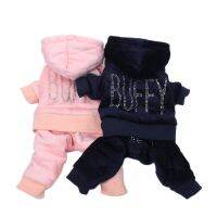 （A LIKE077）Dog Cat Dolldesign CatFleece Hoodie JumpsuitWarm Clothing Outfit