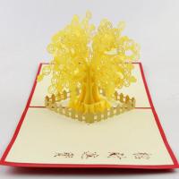 Christmas gift Tree 3D pop up greeting card / handmade gift Free shipping