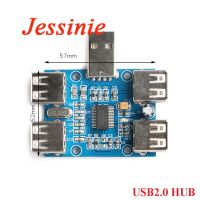 DC 5V USB HUB USB2.0 Hub Concentrator 4 Female USB Expansion Board Module Four USB Expansion Interface 4 port Controller