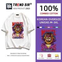 TrendSir ??มาใหม่?? เสื้อยืดไซส์ใหญ่ สไตล์เกาหลี บายง่ายเครื่องแต่งกายไปทําง มี7สี M-3XL