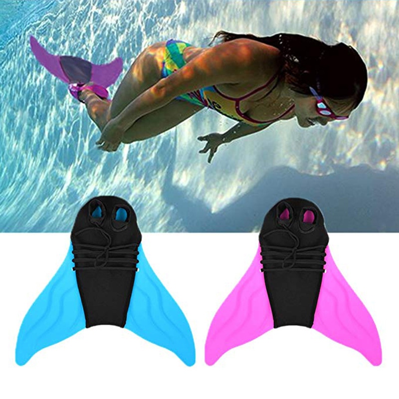 BOIHON Swimming Fins Kids Adult Adjustable Foot Flippers Submersible Professional Dive Open Diving Snorkeling Shoes 