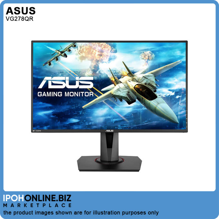 Asus 27 Inch Full Hd 05ms 165hz G Sync Compatible Freesync Hdmi Dp Dvi Gaming Monitor Vg278qr