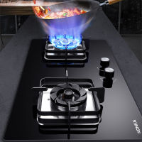 บ้านครัวกระทะเตาคู่เตาแก๊สฝังตัว Cooktop เตาแก๊สหม้อหุงก๊าซธรรมชาติเตาก๊าซเหลวเครื่องใช้ในการปรุงอาหาร