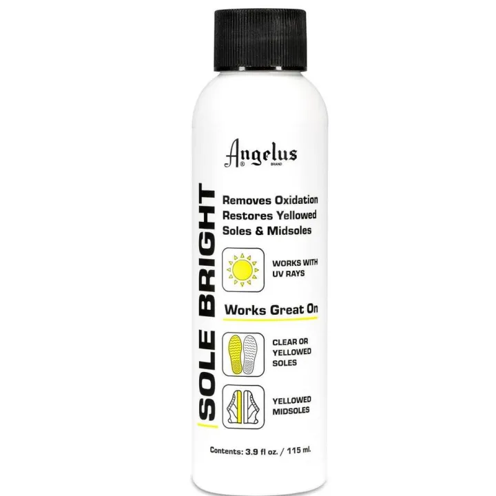 Angelus Brand Sole Bright Removes Oxidation Restores Yellowed Soles, 3.