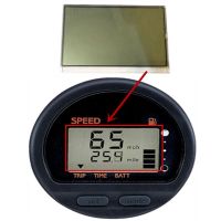 LCD Screen with Conductive Strip LCD Display for Yamaha Digital Multifunction Speedometer Gauge Unit 6Y5-83570-A0-00