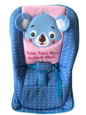 Baby Cradle เปลโยก รุ่น C232 ลายการ์ตูน Teddy Koala BearKoala Bear (สีน้ำเงิน)