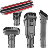 4แพ็คเปลี่ยนสิ่งที่แนบมาชุดกล่องเครื่องมือสำหรับ Dyson V6 Dc35 Dc44 Dc58สิ่งที่แนบมาเครื่องมือทำความสะอาดบ้านแปรง