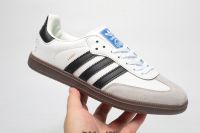 Adidas Samba VEGAN Sporty &amp; Rich รองเท้าแฟชั่นสบาย ๆ สำหรับผู้ชายและผู้หญิง