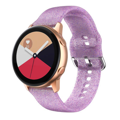 Pita Berkelip 20มม. สำหรับนาฬิกา Galaxy Watch สายเรืองแสง2 44มม. 40มม. สำหรับ Samsung Huawei Amazfit Smartwatch CarterFa