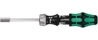 Wera 05073661002 Kraftform Kompakt 27 RA Slotted Ratcheting Screwdriver, 1/4" Head, MULTI