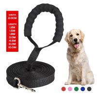 New Long Dog Leash Rope Comfortable Sponge Handle Pet Lead Belt Outdoor Training Dog Lanyard for Small Medium Large Dogs Product Leashes