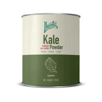 Llamito ผงผักเคล ออร์แกนิค (Organic Kale Powder) ขนาด 250g