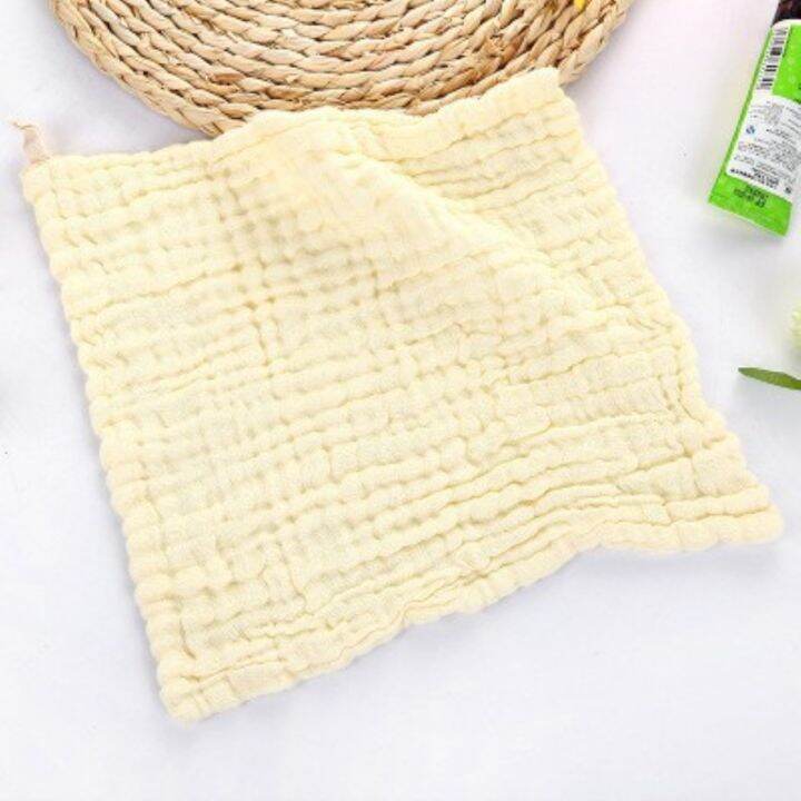 5pcs-baby-6-layers-washed-gauze-square-cotton-handkerchief-towels-white-pink-blue-yellow-green-kids-wash-face-bath-towel