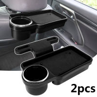 20212X Car Folding Table Drink Food Bottle Cup Holder Headrest Organizer Storage Back Seat Tray Desk Tablet Phone Mount Stand Travel