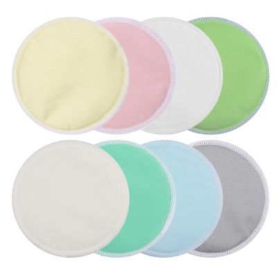 ▶ Soft Bamboo Washable Reusable Nursing Breast Pad Breastfeeding Absorbent Waterproof Stay Dry Cloth Pad 【】