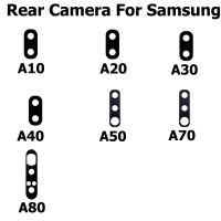 ต้นฉบับสำหรับ A11 A01กาแลคซี A31 A21 A41 A51 A71 A10 A20 A30 A40 A50กระจกกล้องถ่ายรูปสาย A80ด้านหลังพร้อมสติกเกอร์