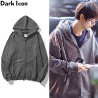 ☌۩❍ Dark ICON FEAR GOD FOG เสื้อกันหนาว เสื้อคาร์ดิแกน มีฮู้ด ผ้าฝ้าย มีซิป สไตล์สตรีท สําหรับผู้ชาย ผู้หญิง