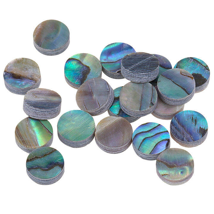 Musiclily Pro 6.35mm Natural Paua Abalone Shell Guitar Fretboard Inlay ...