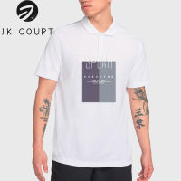 JK Court เสื้อยืดผู้ชายแขนสั้นเสื้อโปโล,ปกแขนสั้นลำลองเทรนด์หลวม2023ฤดูร้อน