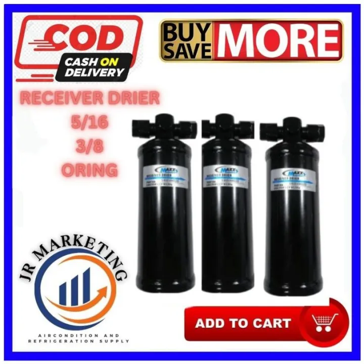 JR Marketing Car Aircon Filter Drier Metal/Steel Receiver Drier 5/