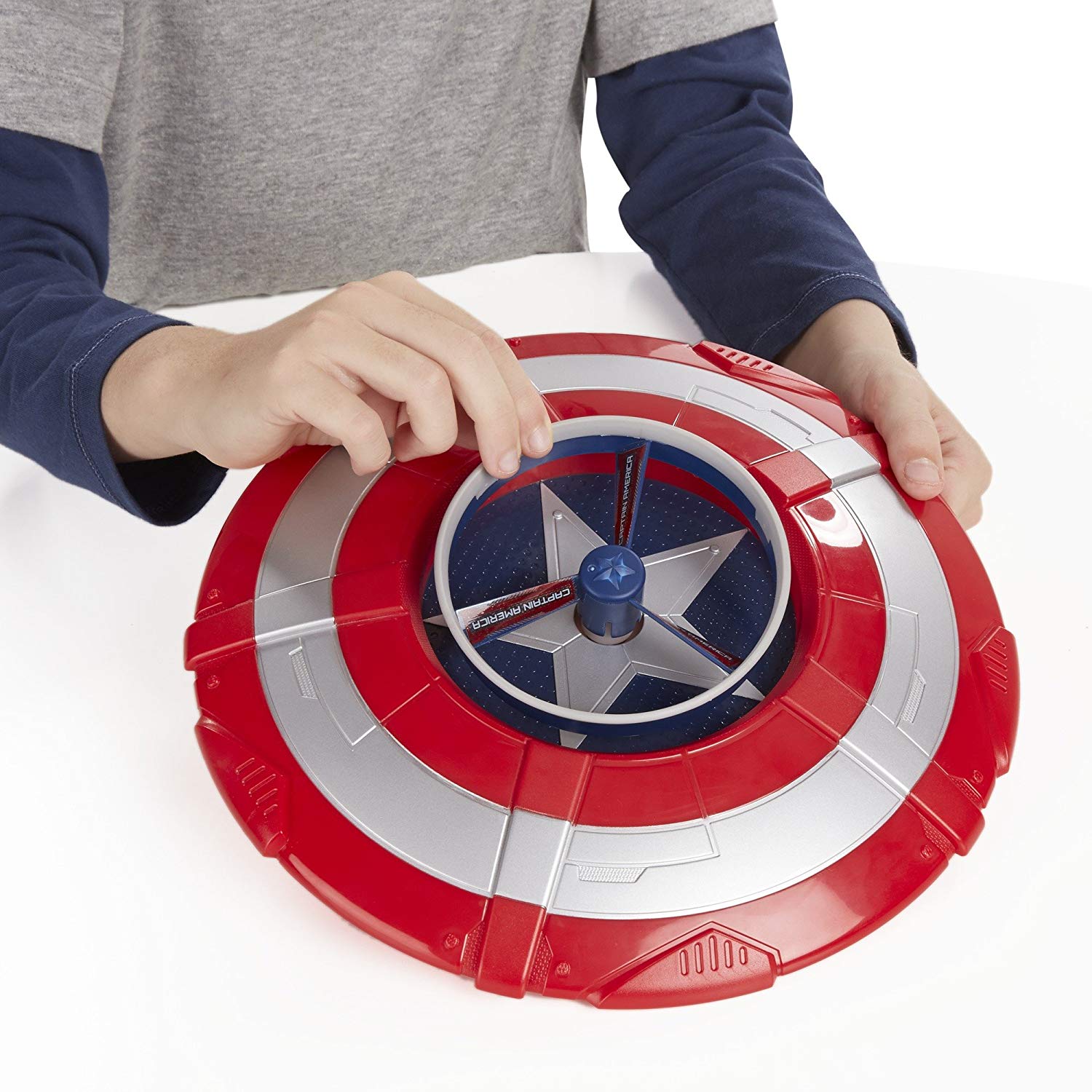 MARVEL AVENGERS AGE OF ULTRON CAPTAIN AMERICA STAR LAUNCH SHIELD B0427 NEW 