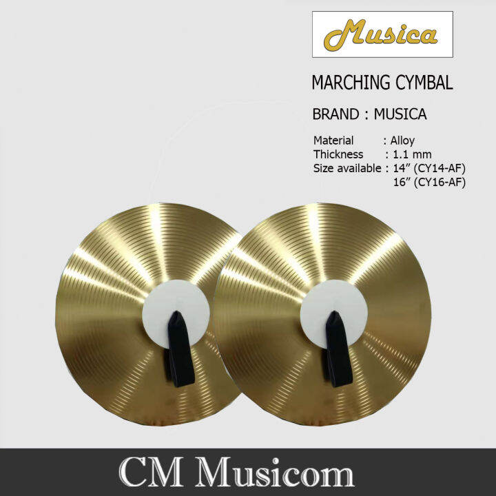 Marching Cymbal 14"/16" (Musica) Lazada