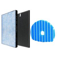 1 set (3pcs) FZ-C100HFE HEPA +FZ-C100DFE activated carbon filter +FZ-C100MFE humidifier filter for Sharp air purifier parts