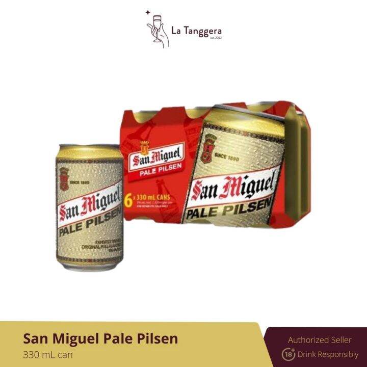 ☝san Miguel Pale Pilsen 330ml 6 Cans Lazada Ph