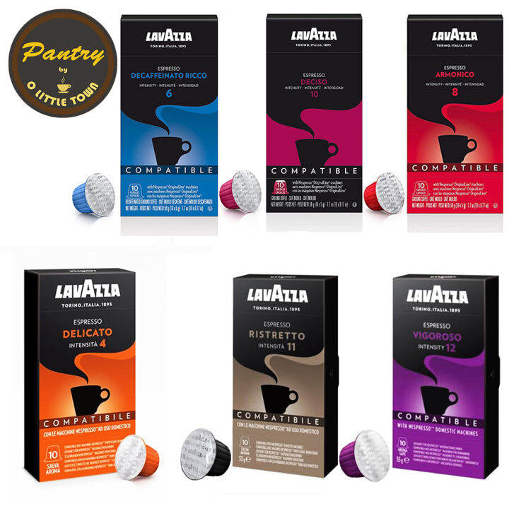 lavazza nespresso compatible pods